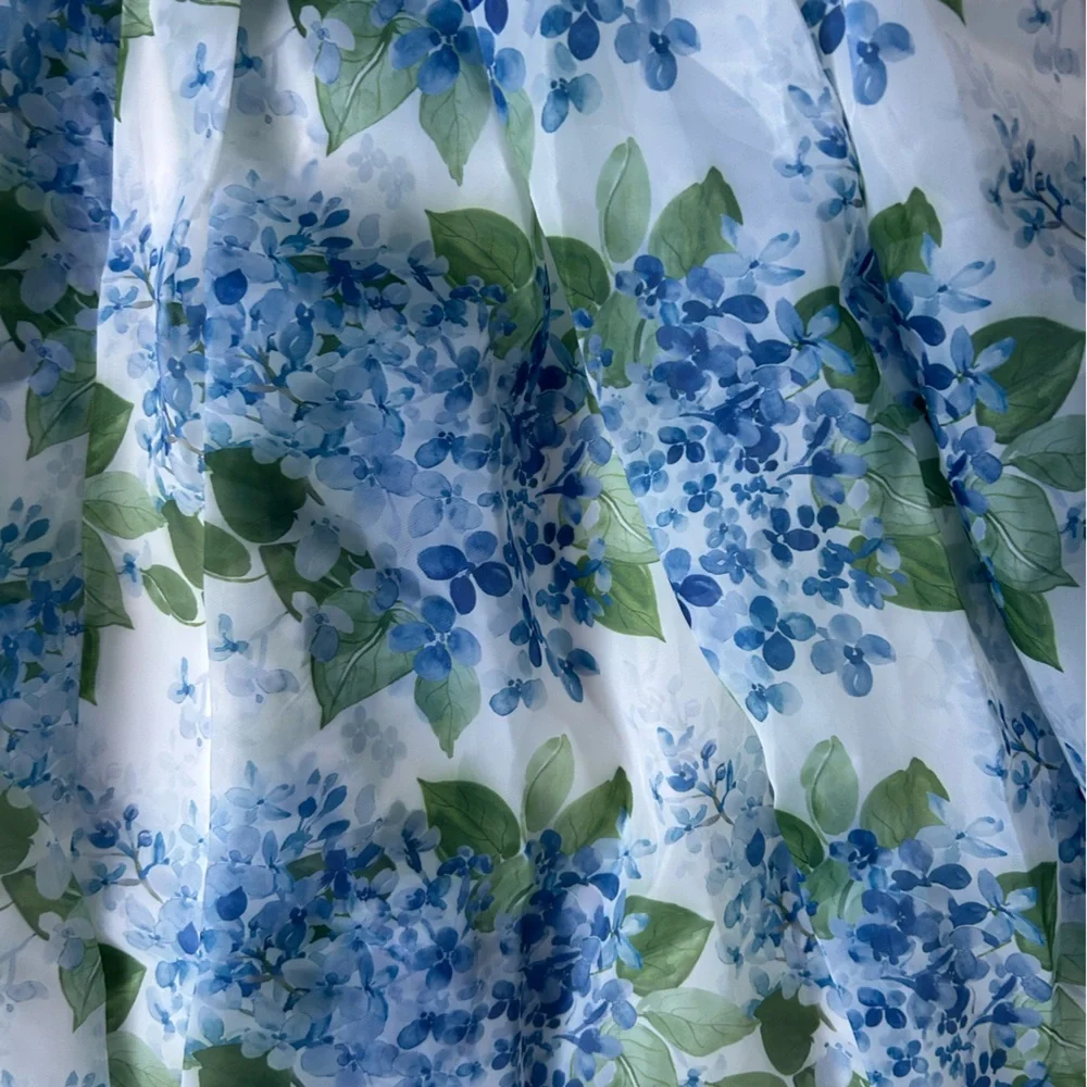 JessaKae Blue Hydrangea Nellie Dress - Picture 8 of 11